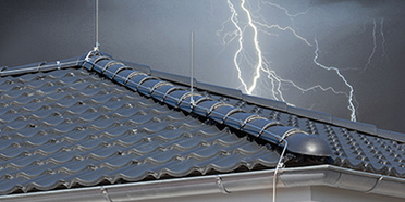 Äußerer Blitzschutz bei Rohrbach Elektrotechnik in Schopfloch