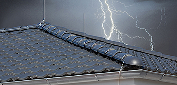 Äußerer Blitzschutz bei Rohrbach Elektrotechnik in Schopfloch